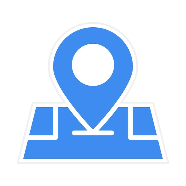 Address icon vector image Can be used for Contact Us