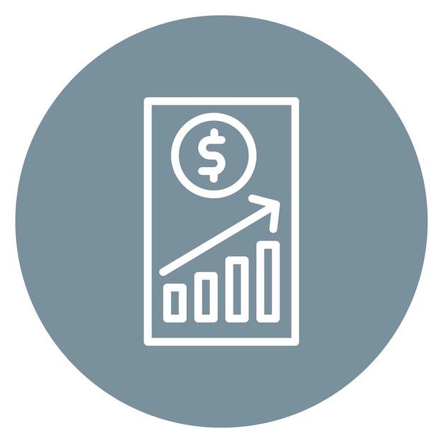 advancement icon vector image can be used for business analytics