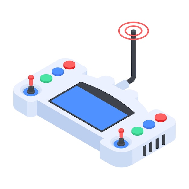 Aerial Drones Isometric Icon