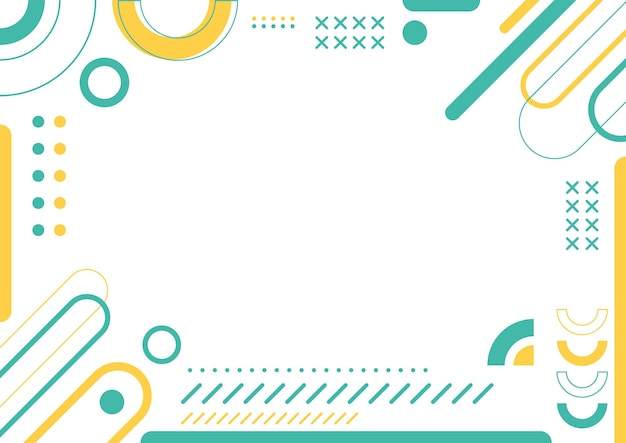 Aesthetic Geometric Line Art Background