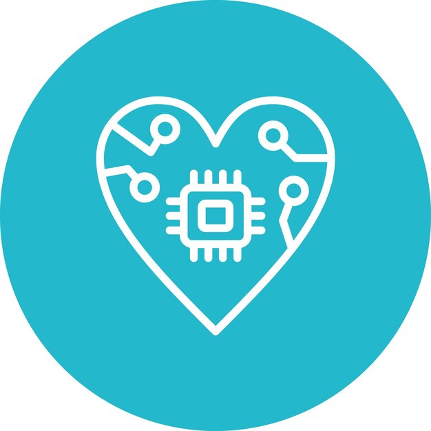 Affective Computing vector icon illustration of Data Analytics iconset