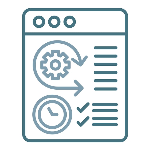 Agile Software Development Flat Illustration