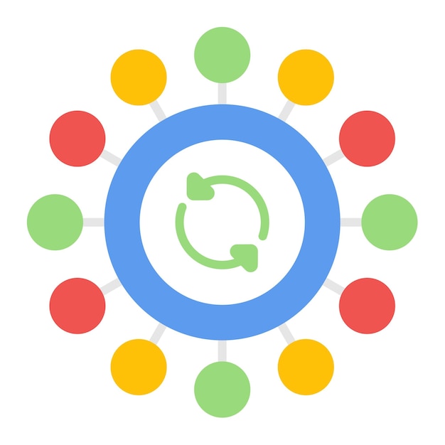 Agile Values Flat Illustration