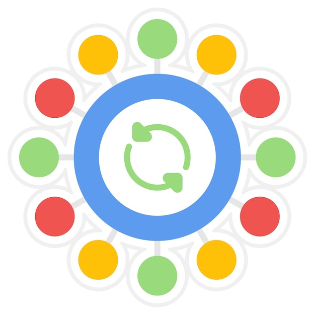Agile Values Flat Illustration