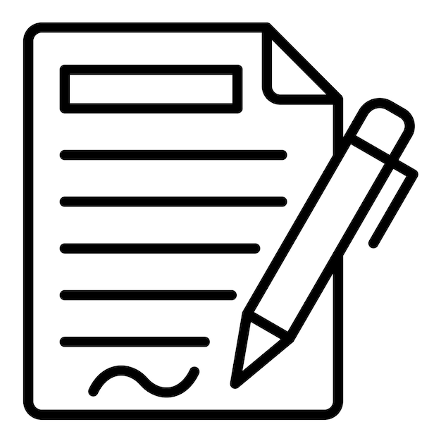 Agreement Vector Illustration Style