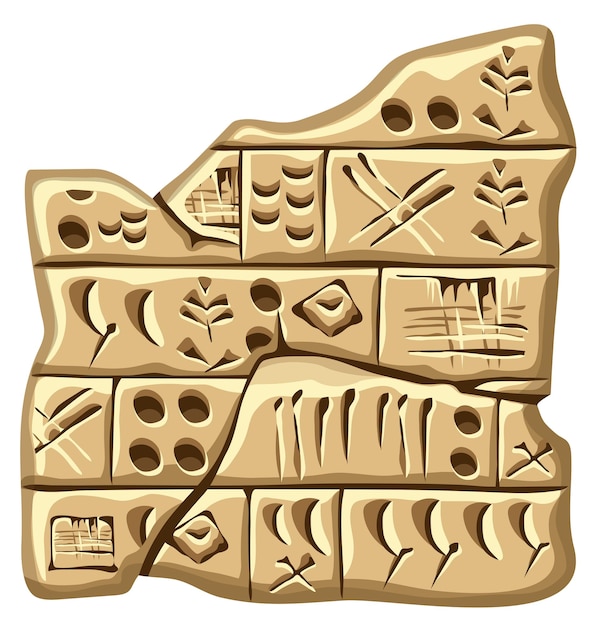 akkadian cuneiform assyrian sumerian writing script alphabet babylon