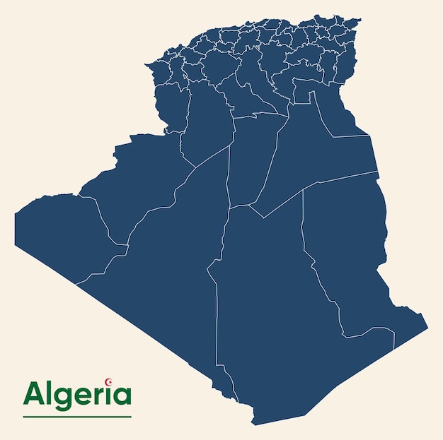 Algerias Provinces Map