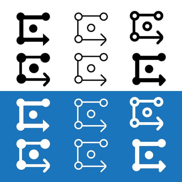 algorithm icon from seo collection Thin linear algorithm technology data outline icon