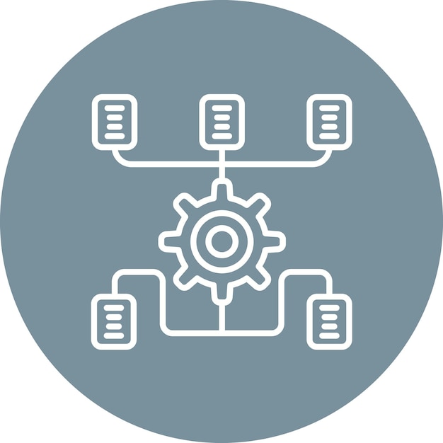 Algorithm icon vector image Can be used for Computer Programming