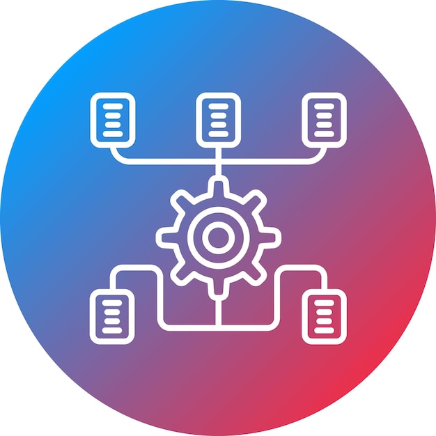 Algorithm icon vector image Can be used for Computer Programming