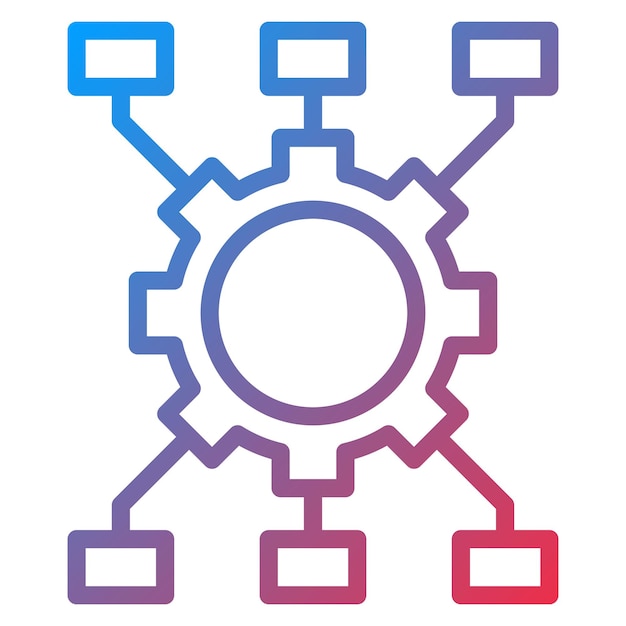 Algorithm icon vector image Can be used for Data Science