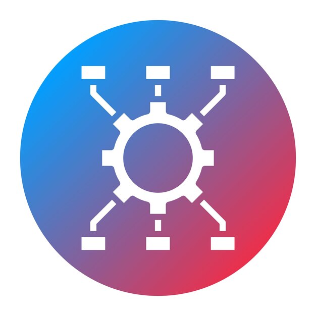 Algorithm icon vector image Can be used for Data Science