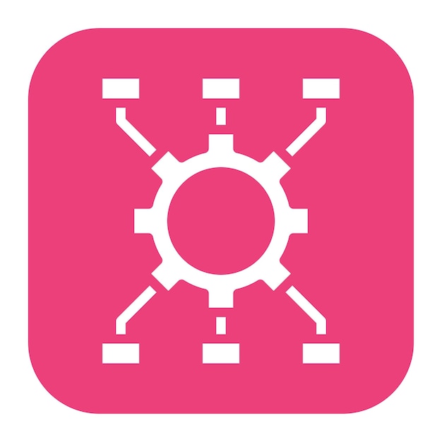 Algorithm icon vector image Can be used for Data Science