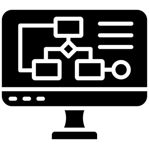 Algorithm Vector Illustration Style