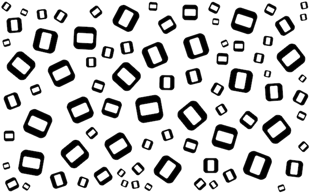 alphabet memphis pattern abstract element background with black and white colors