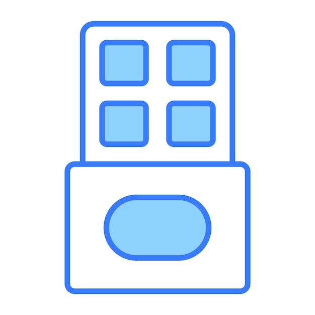 An editable vector of chocolate in modern style ready to use icon