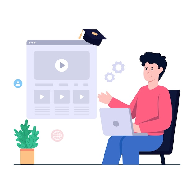An illustration design of educational video