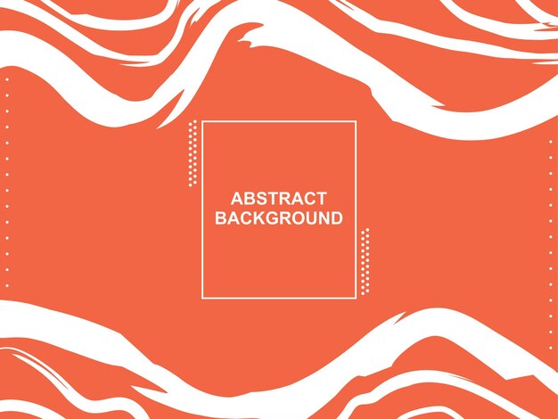 An orange background with white lines