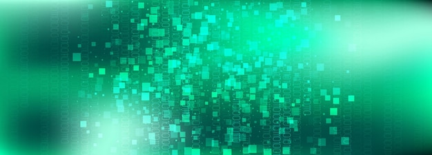 Analysis of the movement of information particles
