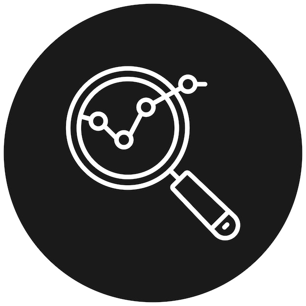 Analysis vector icon Can be used for User Experience iconset
