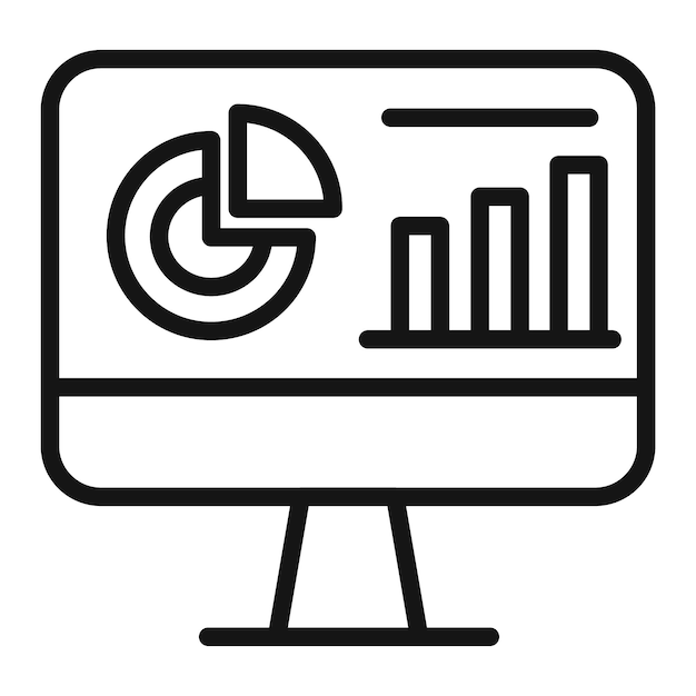 Analytics Dashboard Icon Perfect for Business Insights