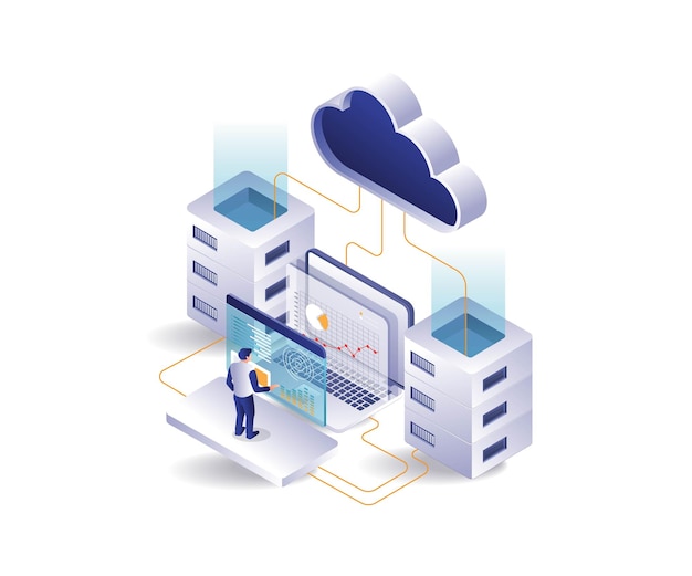 Analyzing cloud server hosting data