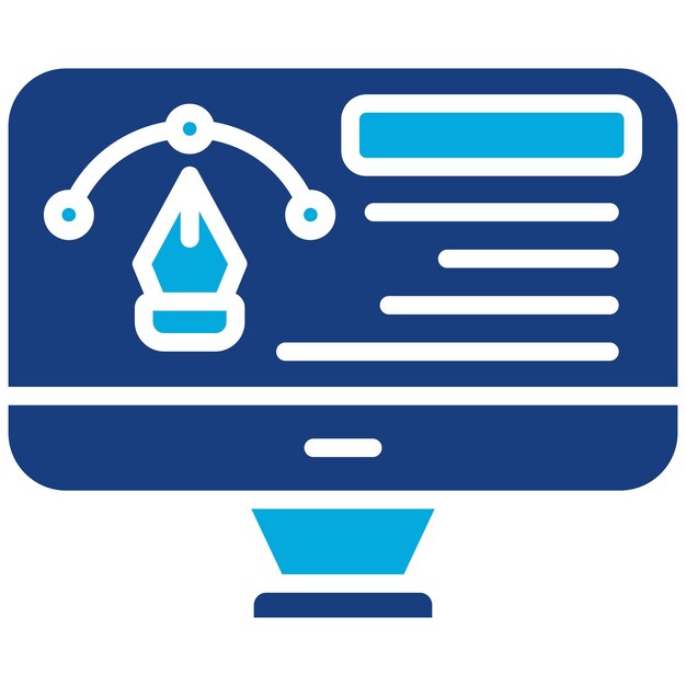 anchor point icon vector image can be used for design