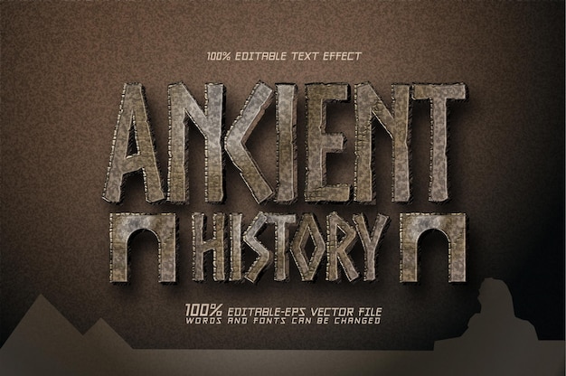 ancient history text design