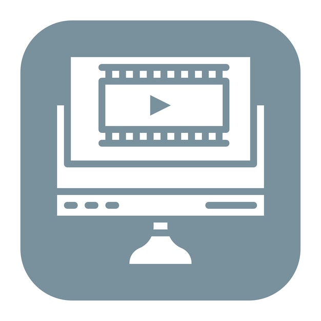 animation icon vector image can be used for movie genres