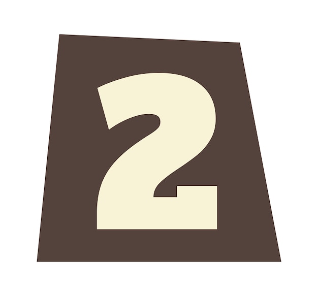 Anonymous Clippings Font 2 Digit
