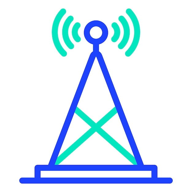 Antenna Vector Icon Design Illustration