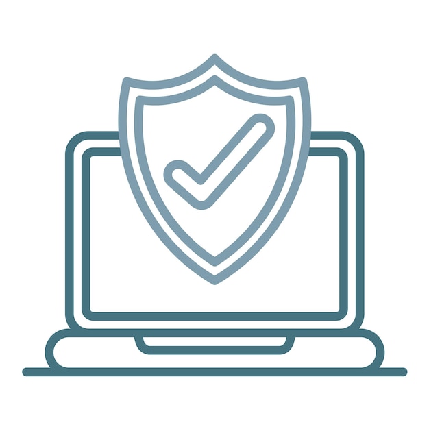 antivirus flat illustration