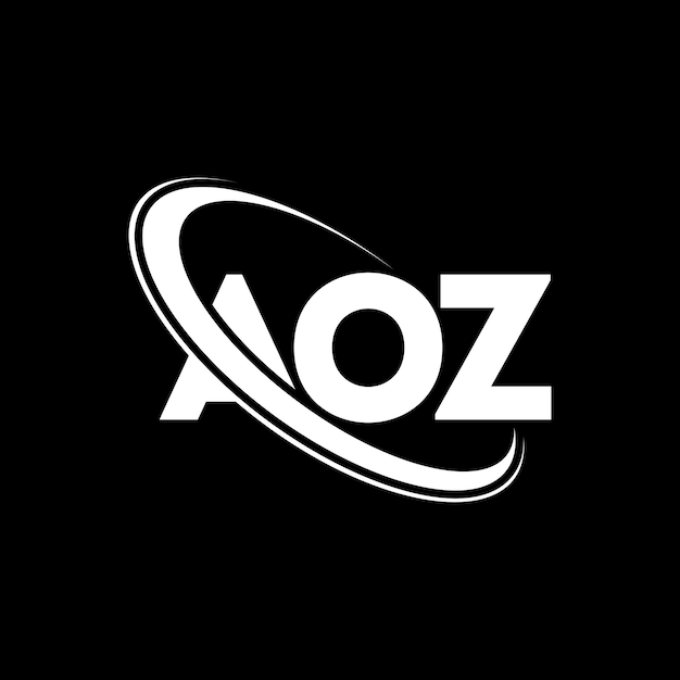 AOZ logo AOZ letter AOZ letter logo design Initials AOZ logo linked with circle and uppercase monogram logo AOZ typography for technology business and real estate brand