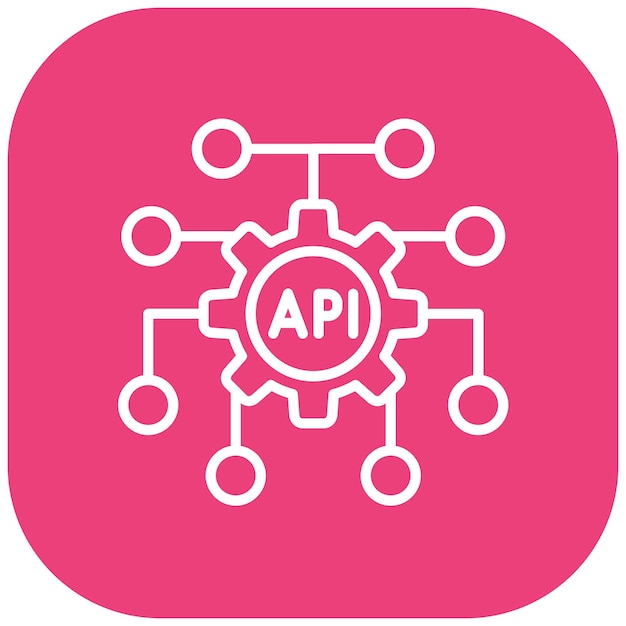 API Vector Illustration Style