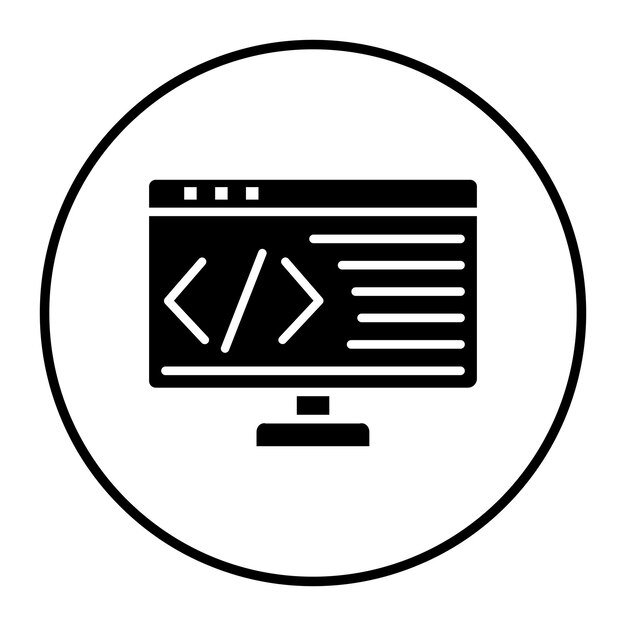 Application Coding Vector Illustration