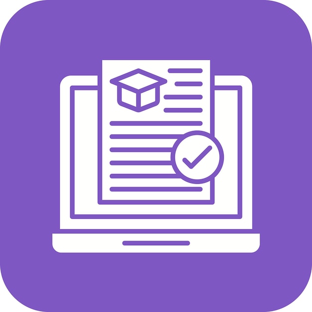 Approved Assignment icon vector image Can be used for Online Education