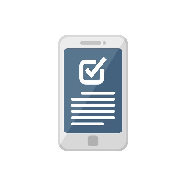 Approved folder icon flat vector Complete work Control trust