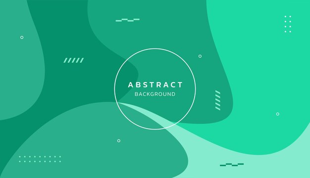 Aqua green abstract background vector design template