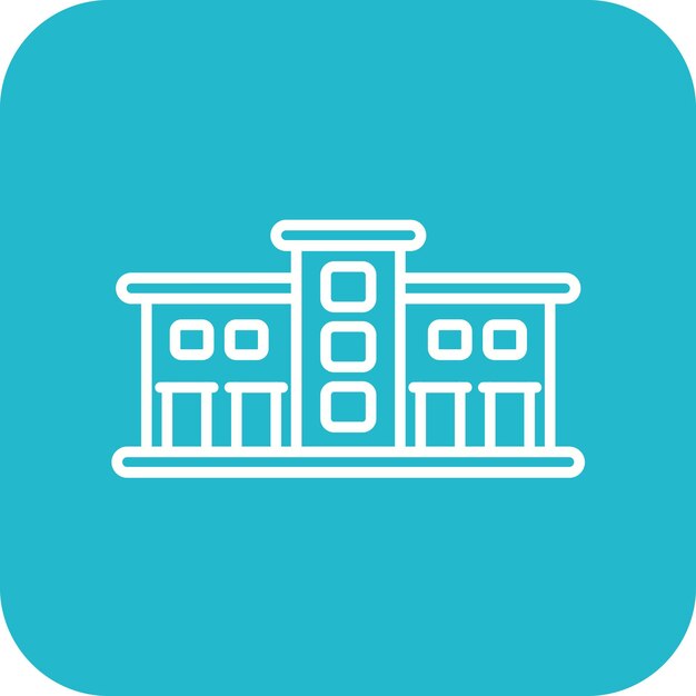 architecture icon vector image can be used for the future