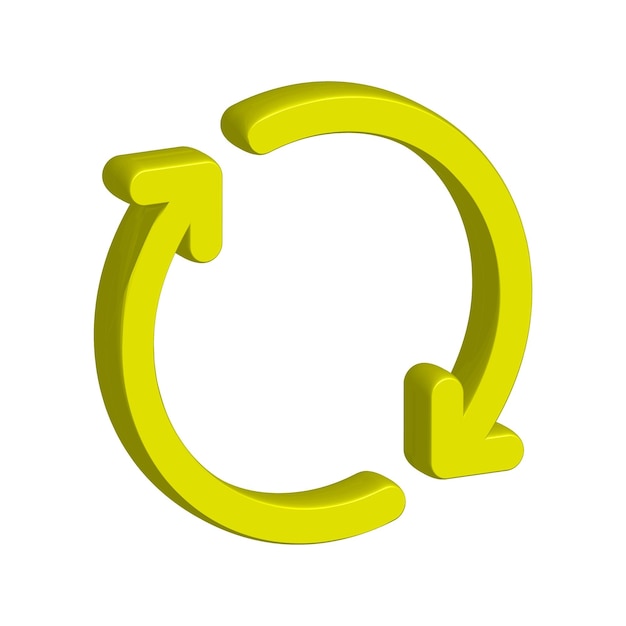 Arrow icon 3D design
