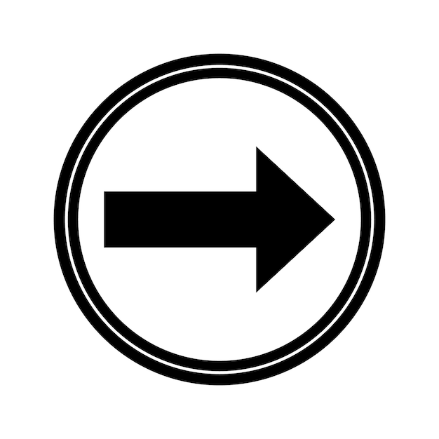 Arrow icon logo vector design template