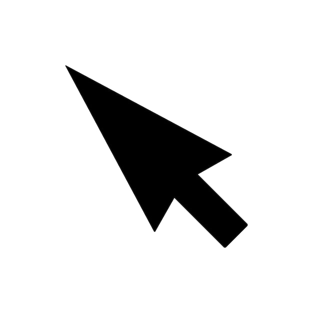 arrow pointer icon design vector template