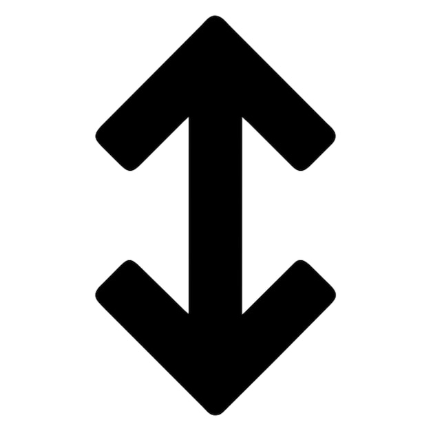 arrow pointing in one direction pictogram