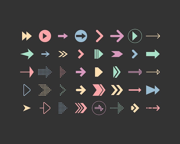 Arrow Vector simple arrow collection