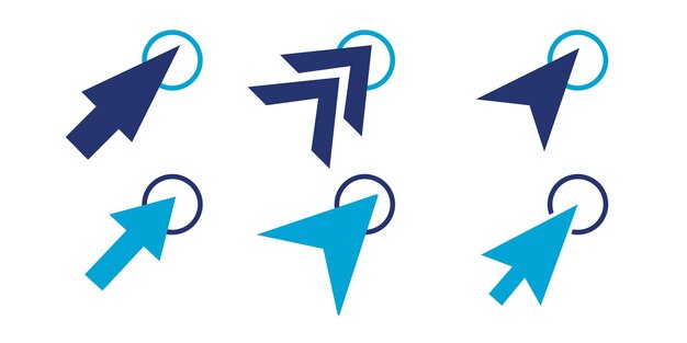 Arrows vector icon directions and traffic sign icons