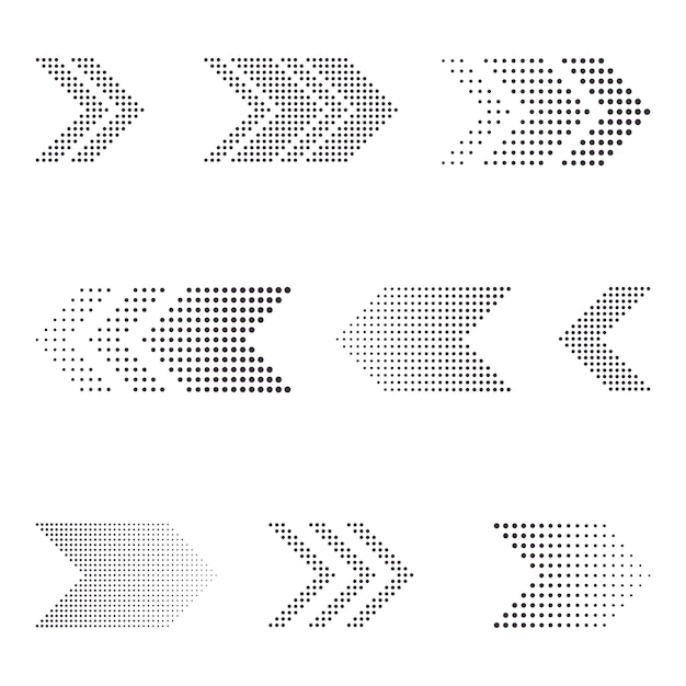arrows vector set