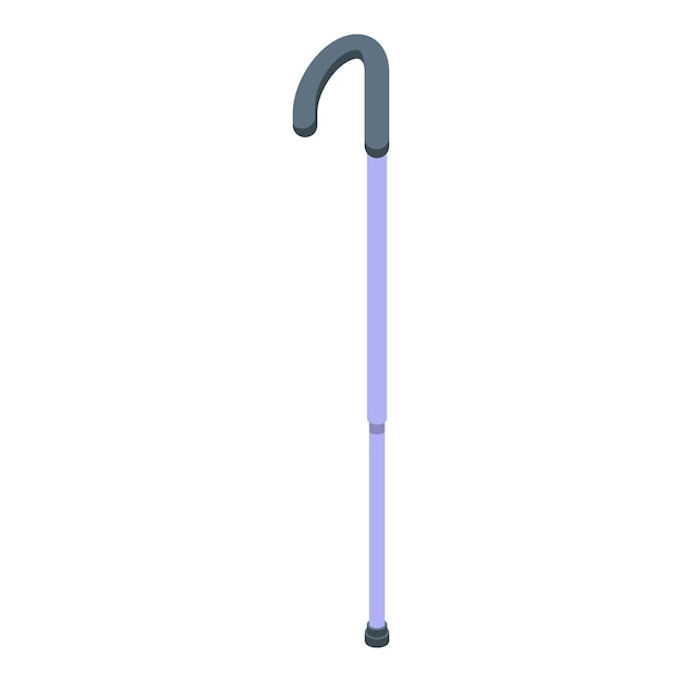Arthritis walkie stick icon Isometric of Arthritis walkie stick vector icon for web design isolated on white background