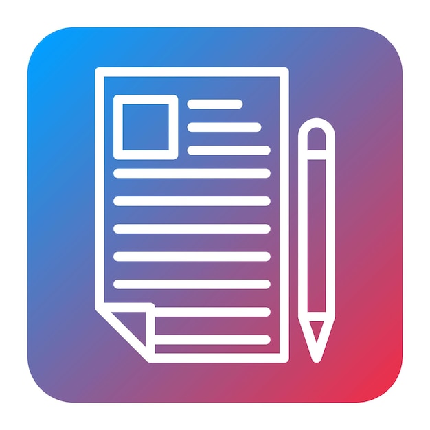 Article Page icon vector image Can be used for Press Freedom Day