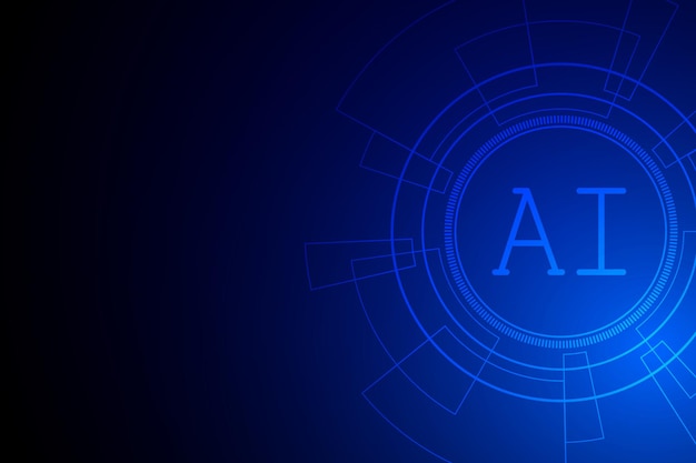 artificial intelligence ai chipset on circuit board futuristic technology concept
