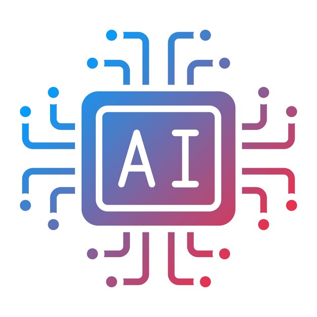 artificial intelligence icon vector image can be used for artificial intelligence